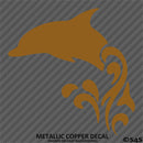 Dolphin Jumping Out Of Vinyl Ocean Decal