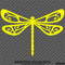 Dragonfly Nature Silhouette Vinyl Decal