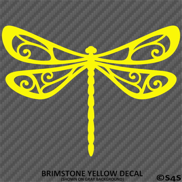 Dragonfly Nature Silhouette Vinyl Decal