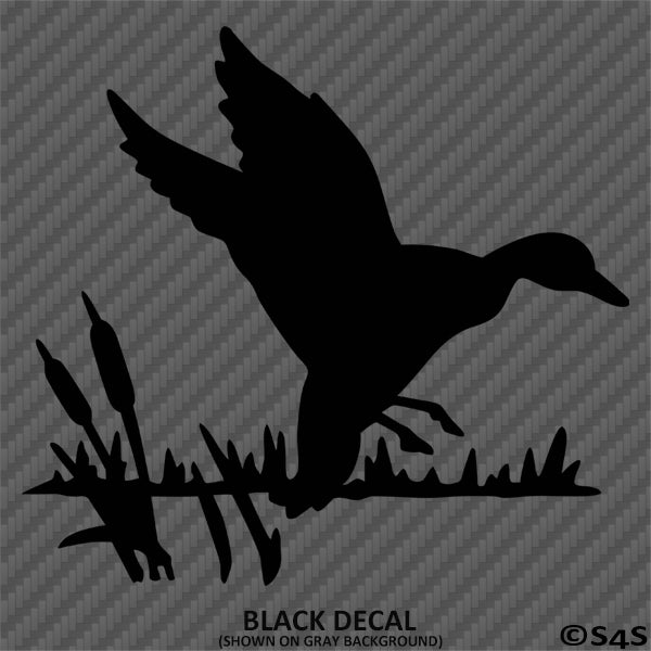 Duck In Marsh Hunting Vinyl Decal