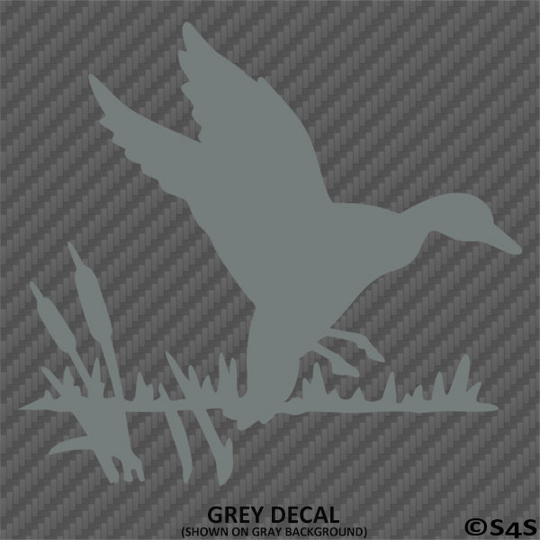 Duck In Marsh Hunting Vinyl Decal