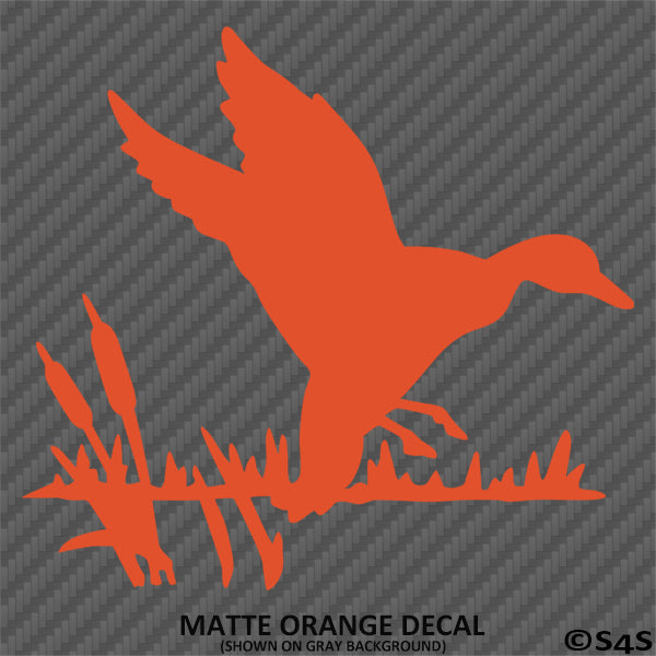 Duck In Marsh Hunting Vinyl Decal