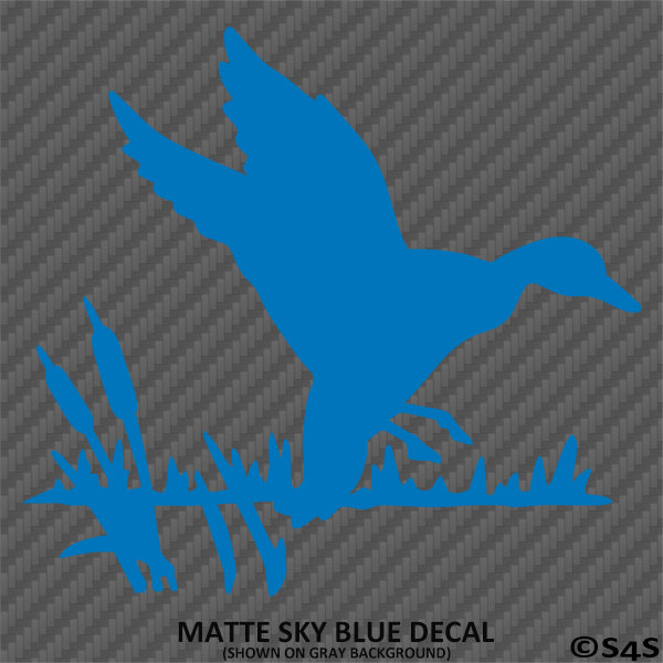 Duck In Marsh Hunting Vinyl Decal