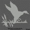 Duck In Marsh Hunting Vinyl Decal