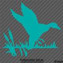 Duck In Marsh Hunting Vinyl Decal