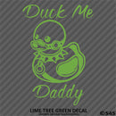 For Jeep: Duck Me Daddy Funny Bondage Duck Vinyl Decal