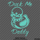For Jeep: Duck Me Daddy Funny Bondage Duck Vinyl Decal