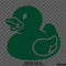 Rubbery Ducky Duck Silhouette Vinyl Decal