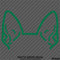 Puppy Ears: Chihuahua Dog Vinyl Decal