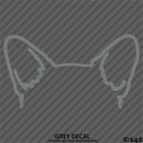 Puppy Ears: Corgi Dog Vinyl Decal