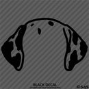 Puppy Ears: Dalmation Dog Vinyl Decal