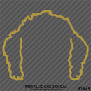 Puppy Ears: Golden Doodle Dog Vinyl Decal