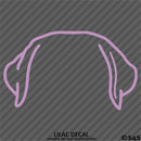 Puppy Ears: Labrador Retriever Dog Vinyl Decal