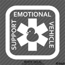 For Jeep: Emotional Support Vehicle Duck Vinyl Decal