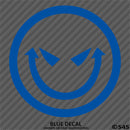 Evil Smiley Face Automotive Vinyl Decal