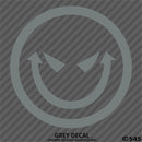Evil Smiley Face Automotive Vinyl Decal