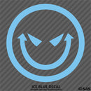 Evil Smiley Face Automotive Vinyl Decal