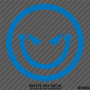 Evil Smiley Face Automotive Vinyl Decal