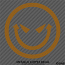 Evil Smiley Face Automotive Vinyl Decal