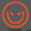 Evil Smiley Face Automotive Vinyl Decal