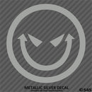 Evil Smiley Face Automotive Vinyl Decal
