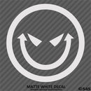 Evil Smiley Face Automotive Vinyl Decal