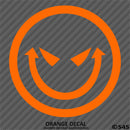 Evil Smiley Face Automotive Vinyl Decal