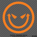 Evil Smiley Face Automotive Vinyl Decal