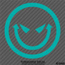 Evil Smiley Face Automotive Vinyl Decal