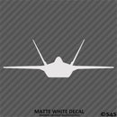 F-22 Raptor Fighter Jet Silhouette Military Vinyl Decal