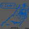 F-Caw-F Peeking Chicken Funny Automotive F**k Off Vinyl Decal