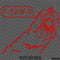 F-Caw-F Peeking Chicken Funny Automotive F**k Off Vinyl Decal