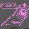 F-Caw-F Peeking Chicken Funny Automotive F**k Off Vinyl Decal