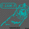 F-Caw-F Peeking Chicken Funny Automotive F**k Off Vinyl Decal