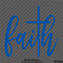 Faith Cross Positivity Vinyl Decal