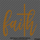 Faith Cross Positivity Vinyl Decal