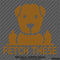 Fetch These Funny Dog Middle Fingers Vinyl Decal