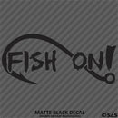 Fish On Single Hook Fishing Vinyl Decal