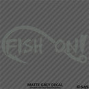 Fish On Single Hook Fishing Vinyl Decal