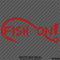 Fish On Single Hook Fishing Vinyl Decal
