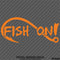 Fish On Single Hook Fishing Vinyl Decal