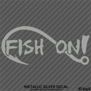 Fish On Single Hook Fishing Vinyl Decal