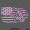 American Flag: Gadsden Snake Distressed Flag 2A Vinyl Decal