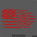 American Flag: Gadsden Snake Distressed Flag 2A Vinyl Decal