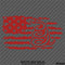 American Flag: Gadsden Snake Distressed Flag 2A Vinyl Decal