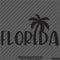 Florida Palm Tree Vinyl Decal