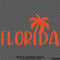 Florida Palm Tree Vinyl Decal