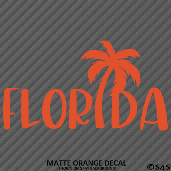 Florida Palm Tree Vinyl Decal