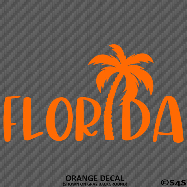 Florida Palm Tree Vinyl Decal