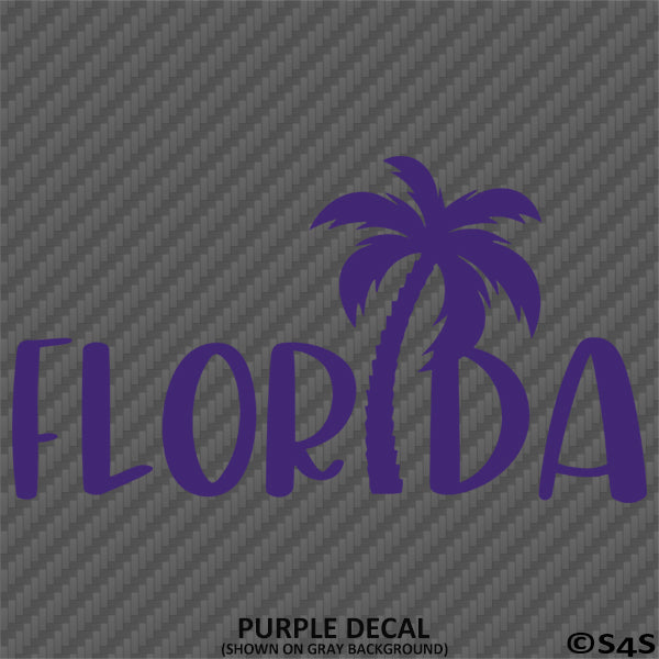 Florida Palm Tree Vinyl Decal